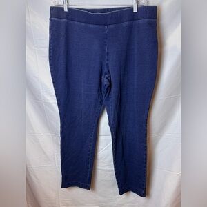 J Jill PUREJILL Indigo Tapered Ankle Jeans
